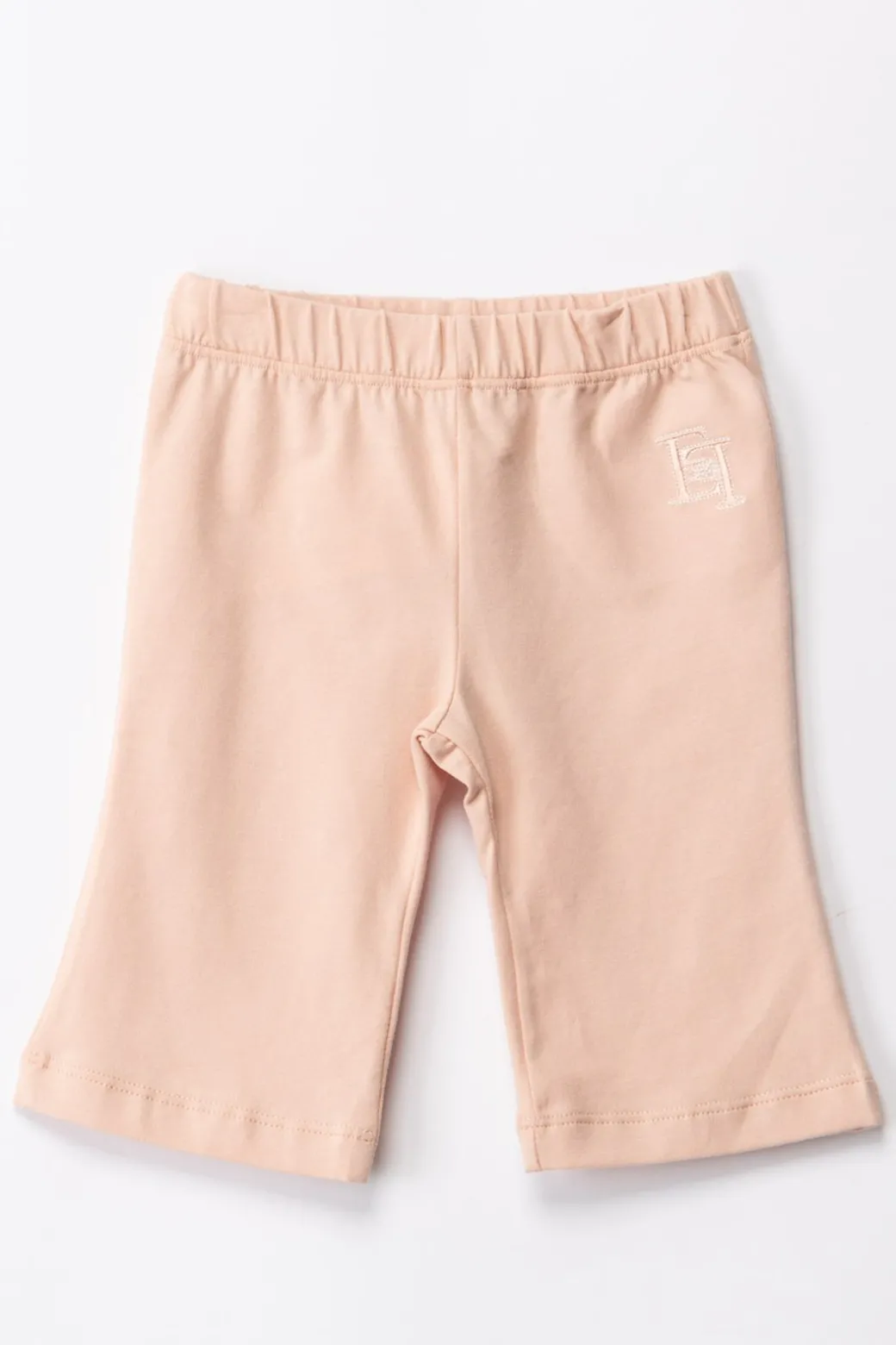 Elisabetta Franchi Bambina Completo T-shirt e Leggings con RicamoIVORY/DESERT ROSE