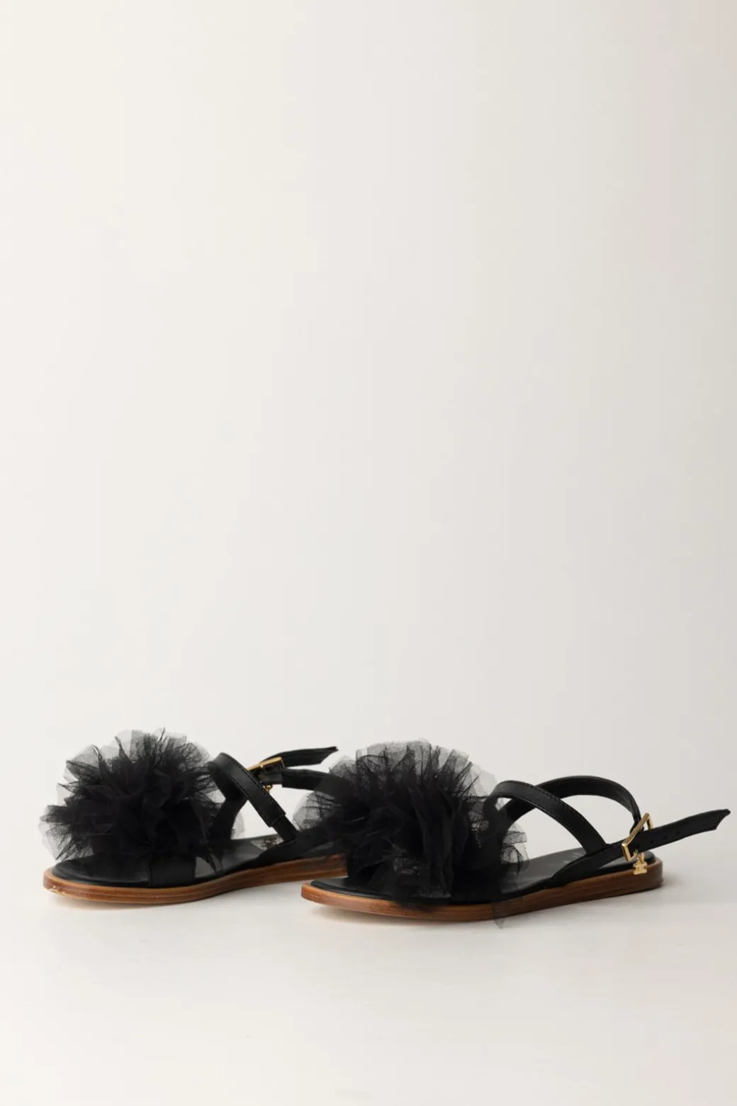 Elisabetta Franchi Bambina Sandali FlatBLACK