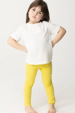 Elisabetta Franchi Bambina T-shirt Over con Applicazione Logo CcLIGHT CREAM