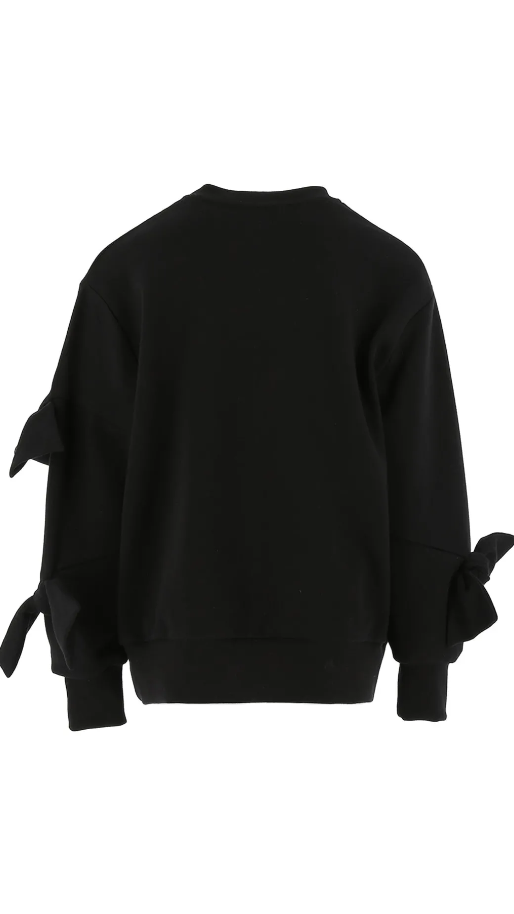 Elisabetta Franchi Bambina Felpa Girocollo con FiocchiNERO/NERO