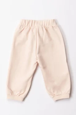 Elisabetta Franchi Bambina Panta-jogging con Logo Cc RicamatoPORCELAIN