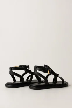 Elisabetta Franchi Bambina Sandali con FiocchettiBLACK