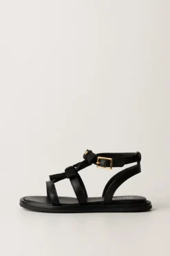 Elisabetta Franchi Bambina Sandali con FiocchettiBLACK