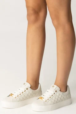 Elisabetta Franchi Bambina Sneakers Bassa TrapuntataPANNA