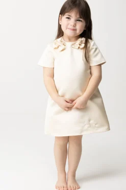 Elisabetta Franchi Bambina Abito a Sacchetto con Applicazione RoseBUTTER