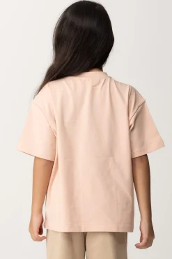 Elisabetta Franchi Bambina T-shirt con Logo StampatoDESERT ROSES