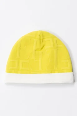 Elisabetta Franchi Bambina Berretto In Felpa con Pattern LogoCEDAR/IVORY