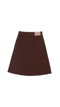 Elisabetta Franchi Bambina Gonna Svasata con BottonciniROUGE NOIR