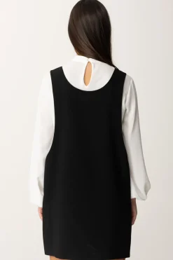 Elisabetta Franchi Bambina Completo Camicia e ScamiciatoAVORIO/NERO/NERO