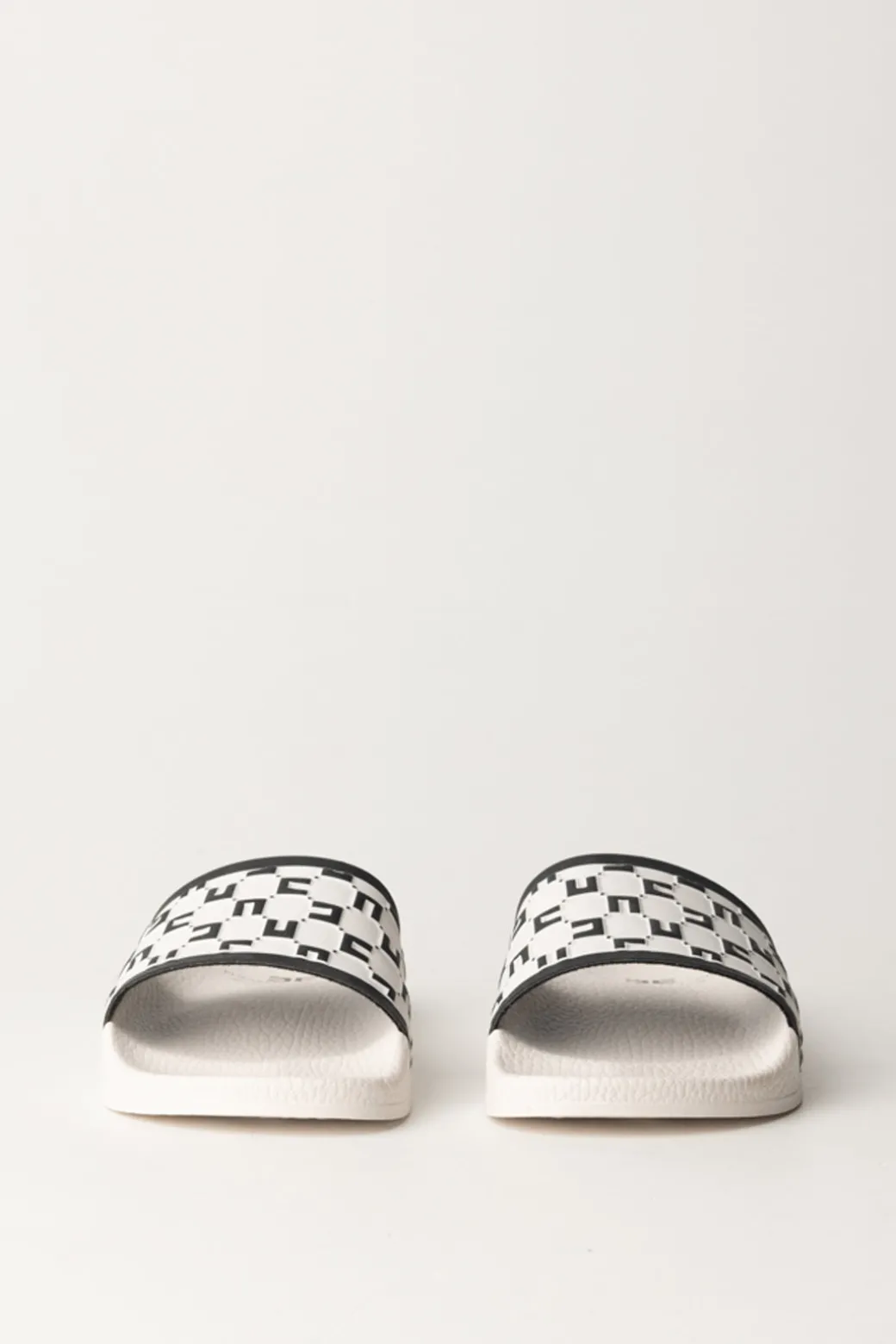 Elisabetta Franchi Bambina Sandali Pool con LoghiBUTTER/BLACK