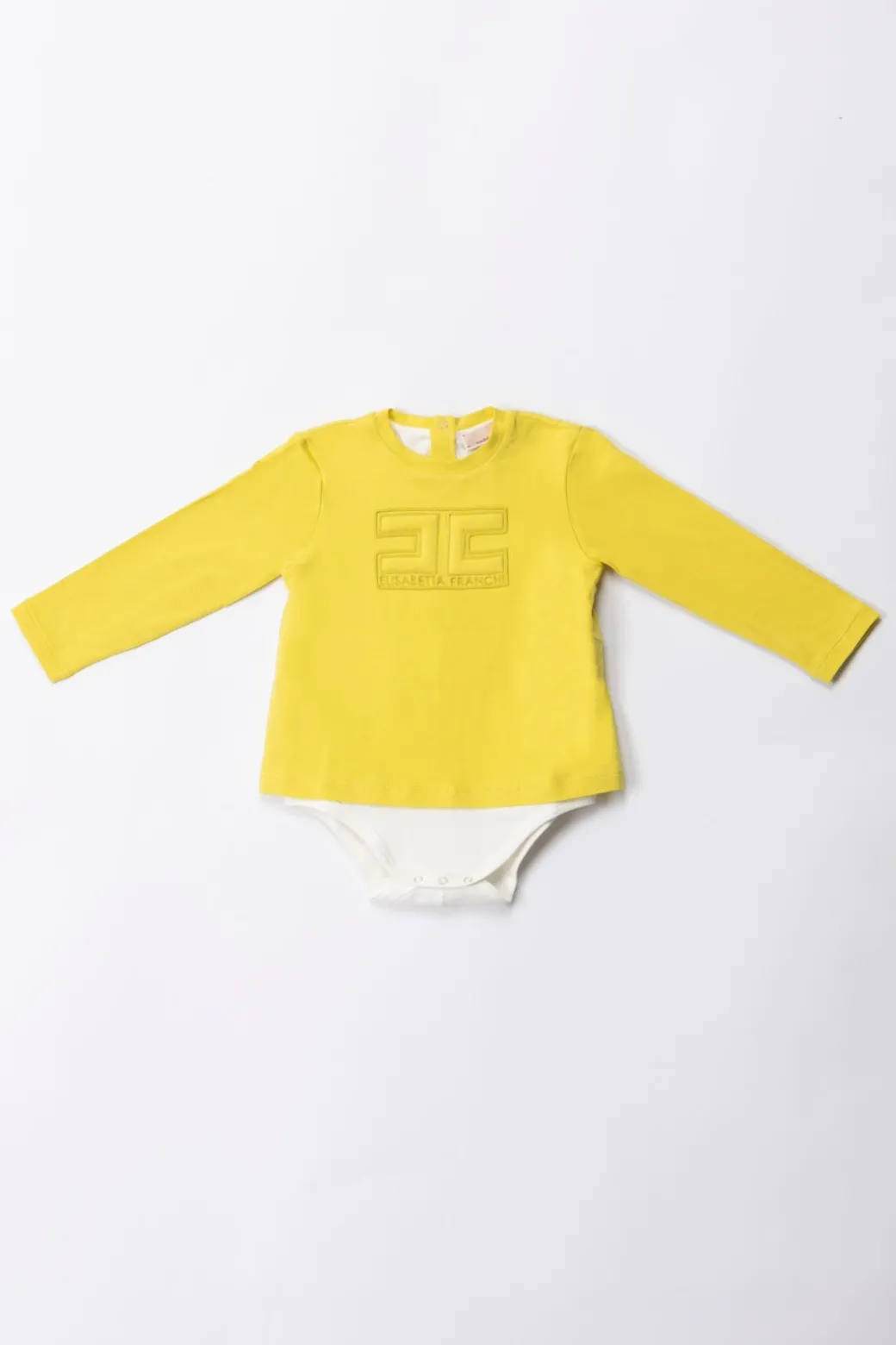 Elisabetta Franchi Bambina Completo Body e Leggings con Ricamo LogoIVORY/CEDAR