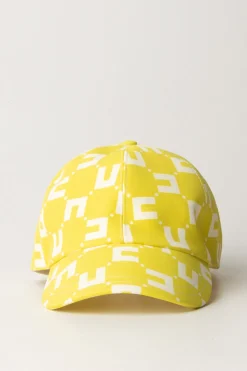 Elisabetta Franchi Bambina Cappellino Da Baseball Stampa Logo CubicoCEDAR/BUTTER