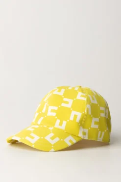 Elisabetta Franchi Bambina Cappellino Da Baseball Stampa Logo CubicoCEDAR/BUTTER