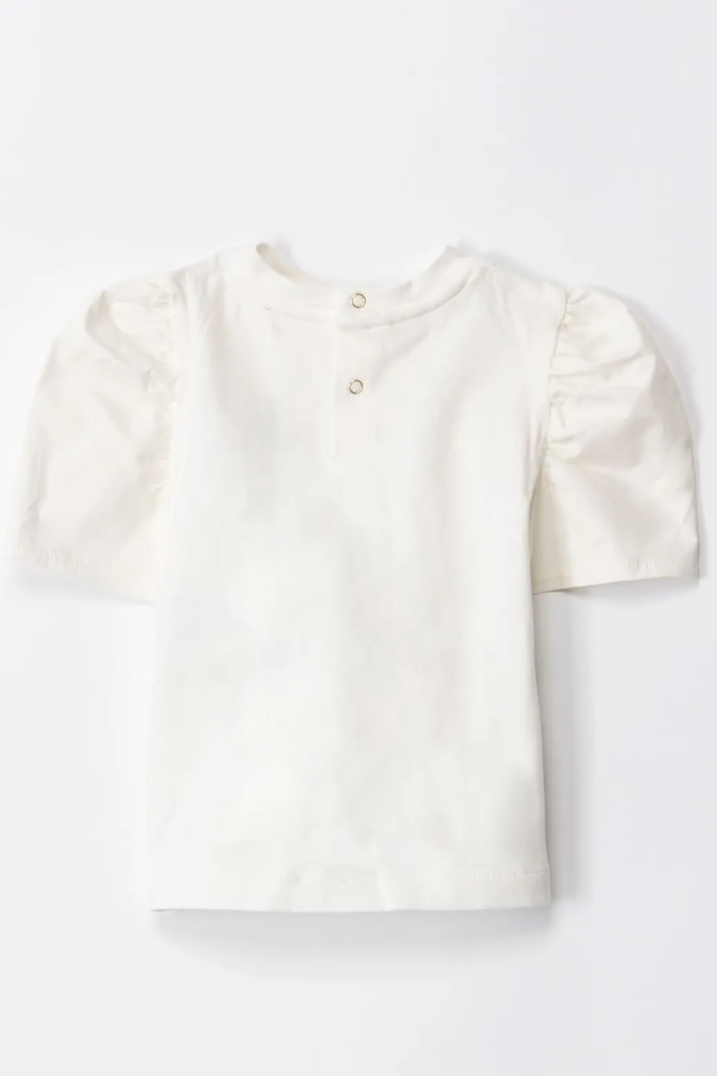 Elisabetta Franchi Bambina Completo T-shirt e Leggings con RicamoIVORY/BLACK