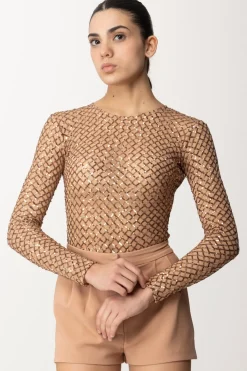 Elisabetta Franchi Body In PaillettesNUDO