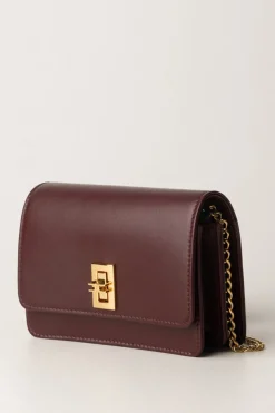 Elisabetta Franchi Borsa a Tracolla In Nappa LucidaROUGE NOIR