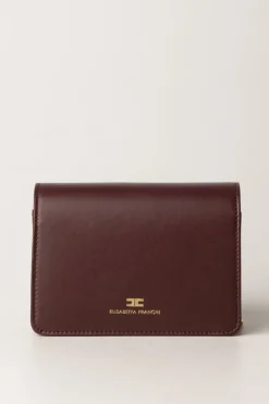 Elisabetta Franchi Borsa a Tracolla In Nappa LucidaROUGE NOIR