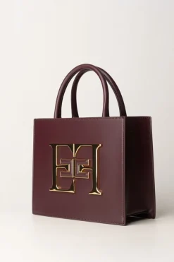 Elisabetta Franchi Borsa a Mano Piccola con LogoROUGE NOIR