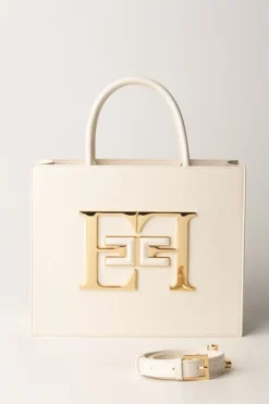 Elisabetta Franchi Borsa a Mano Media con LogoBURRO