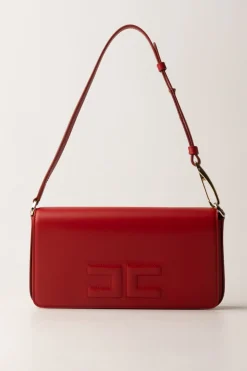 Elisabetta Franchi Borsa con Logo EmbossedRED PASSION