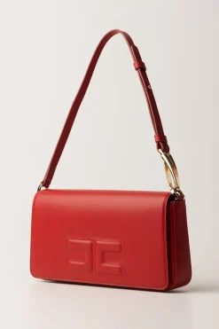 Elisabetta Franchi Borsa con Logo EmbossedRED PASSION