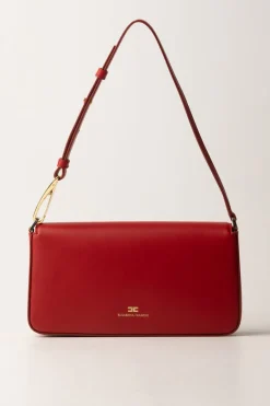 Elisabetta Franchi Borsa con Logo EmbossedRED PASSION