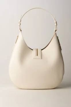 Elisabetta Franchi Borsa Hobo Grande Pelle con ZipBURRO
