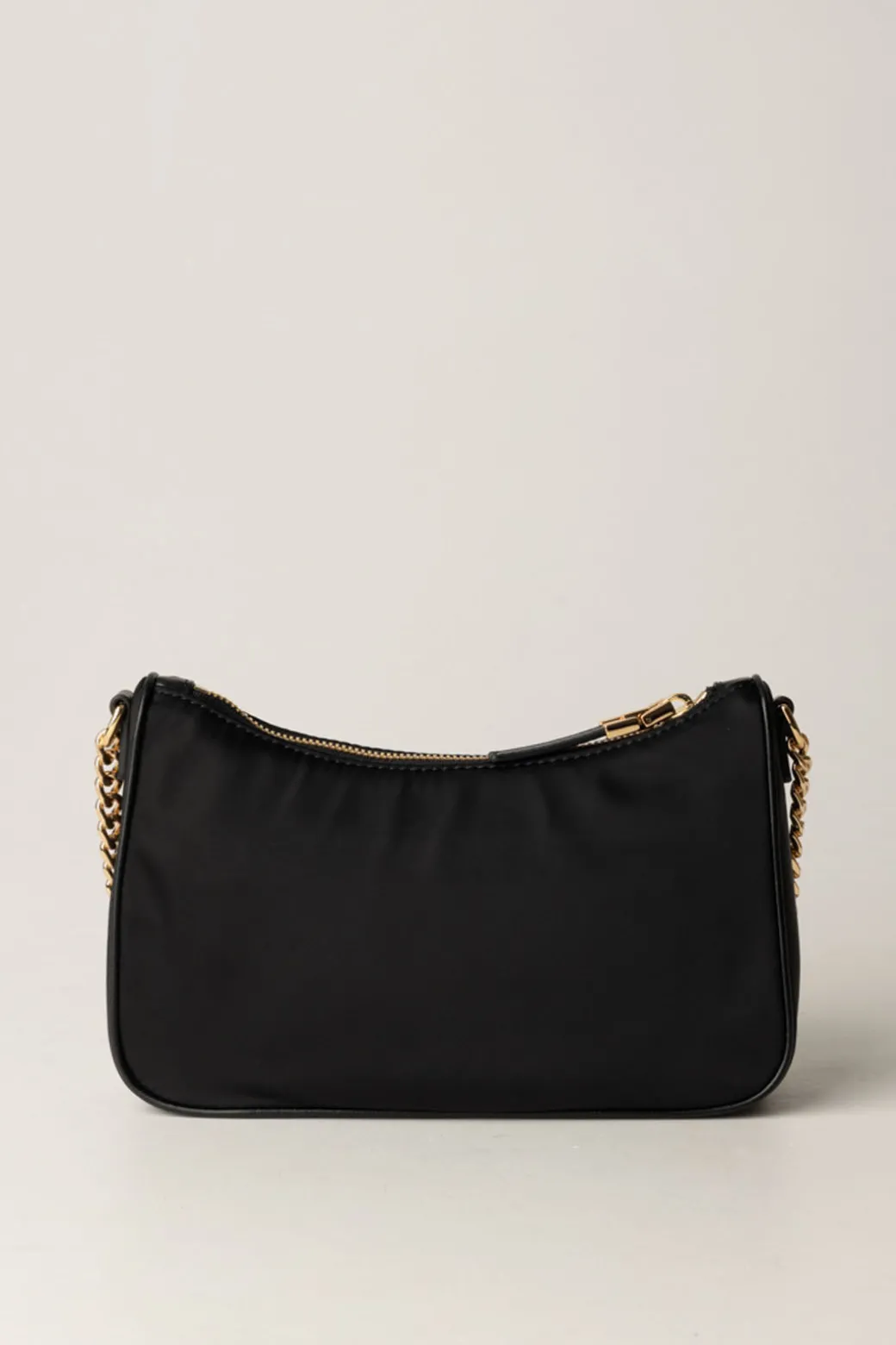 Elisabetta Franchi Borsa con Doppia Tracolla e LogoNERO