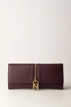 Elisabetta Franchi Borsa Baguette con ZipROUGE NOIR