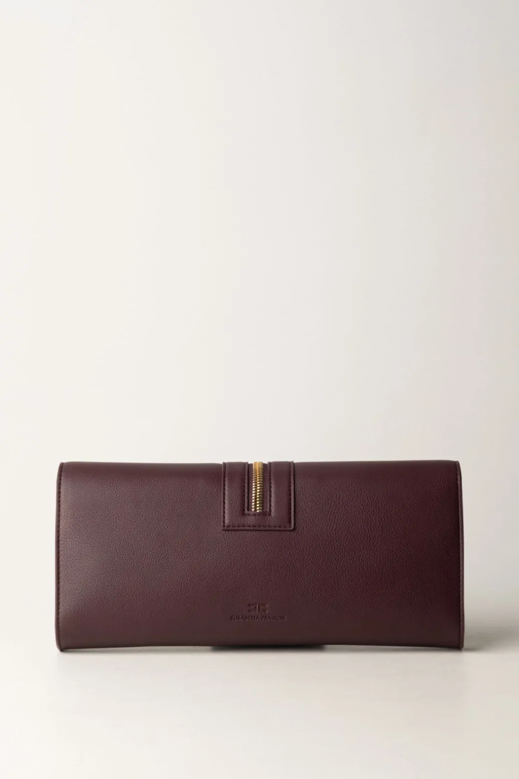 Elisabetta Franchi Borsa Baguette con ZipROUGE NOIR