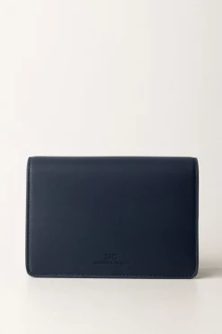 Elisabetta Franchi Borsa a Tracolla con Logo In MetalloNAVY