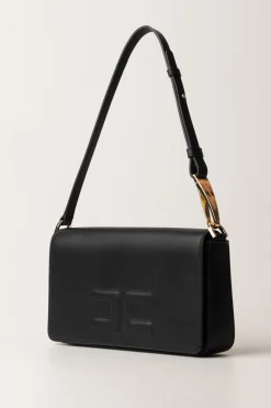 Elisabetta Franchi Borsa con Logo EmbossedNERO