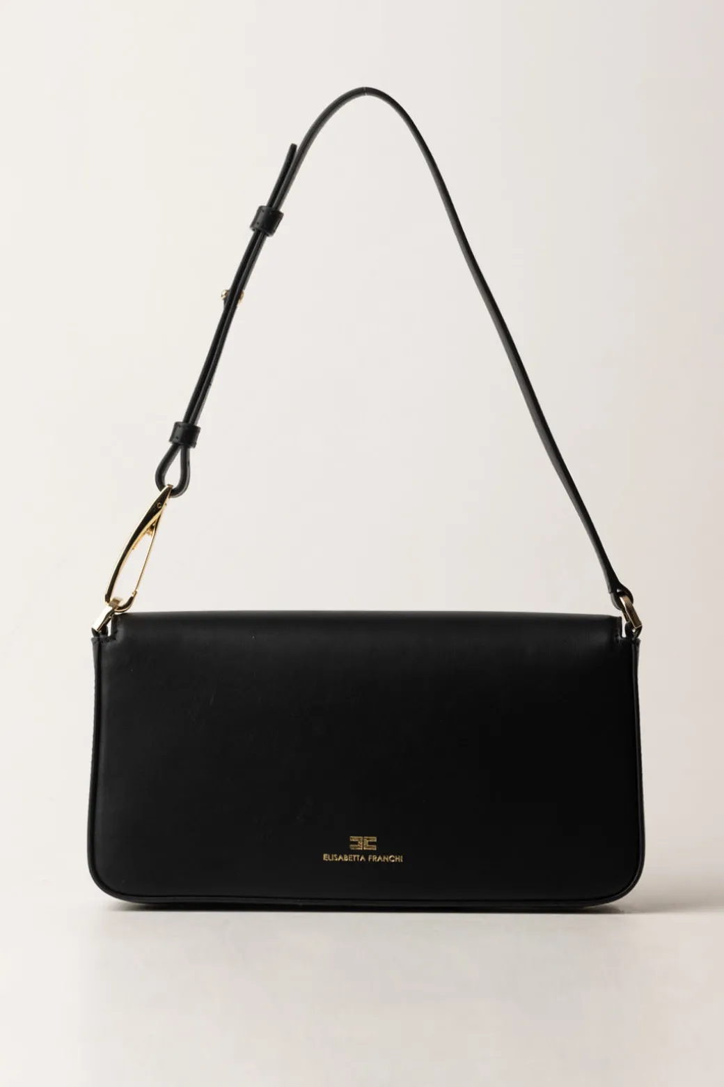 Elisabetta Franchi Borsa con Logo EmbossedNERO