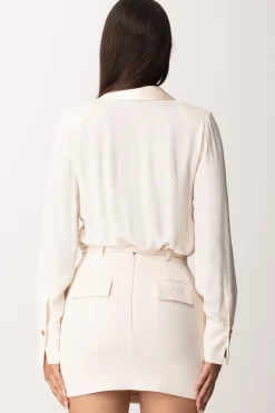 Elisabetta Franchi Camicia Body a Incrocio con ZipBURRO
