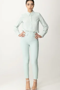 Elisabetta Franchi Camicia FluidaACQUA