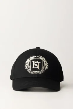 Elisabetta Franchi Cappello Da Baseball con LogoNERO