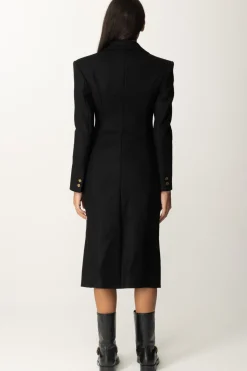 Elisabetta Franchi Cappotto Smoking LungoNERO