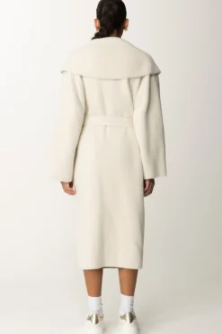 Elisabetta Franchi Cappotto Vestaglia con CinturaLATTICE