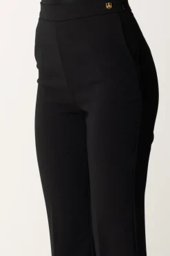 Elisabetta Franchi Completo In Crepe Giacca e PantaloneNERO