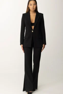 Elisabetta Franchi Completo Giacca e Pantalone con LogoNERO