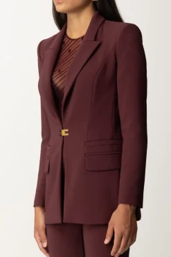 Elisabetta Franchi Completo Giacca e Pantalone con LogoROUGE NOIR