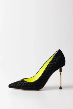 Elisabetta Franchi Décolleté In VellutoNERO