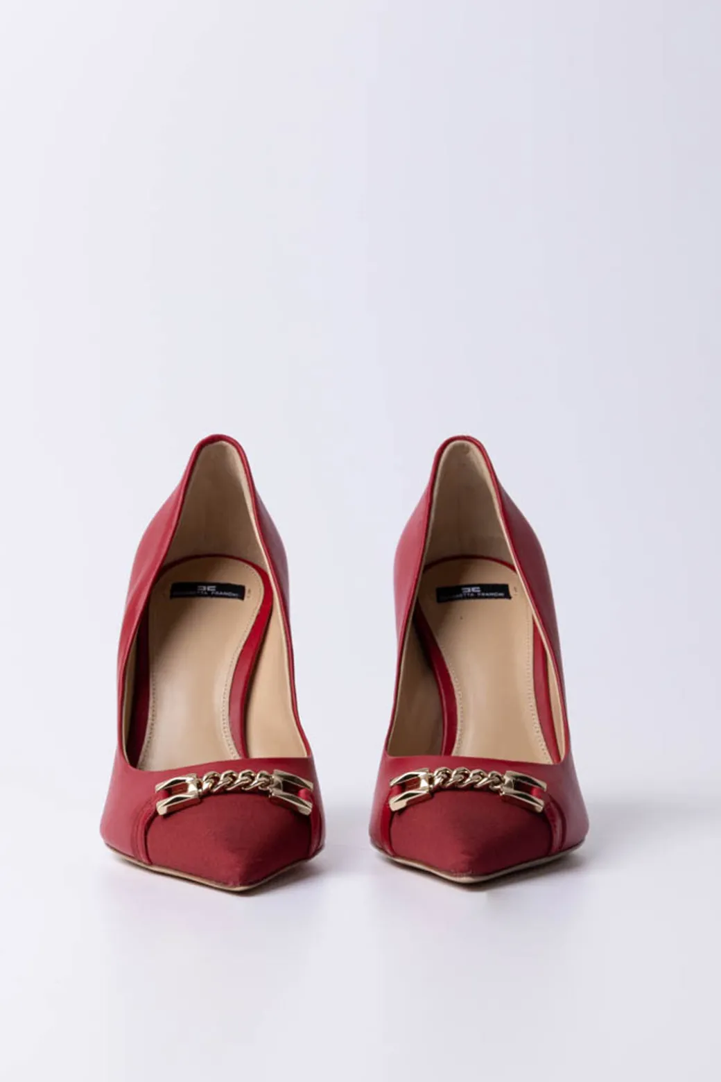 Elisabetta Franchi Decolleté con Punta In TessutoRED VELVET