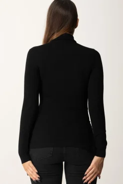 Elisabetta Franchi Dolcevita con Bottoni LateraliNERO