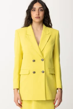 Elisabetta Franchi Giacca Doppiopetto con Revers a LanciaCEDRO