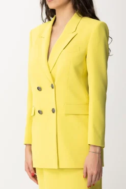 Elisabetta Franchi Giacca Doppiopetto con Revers a LanciaCEDRO