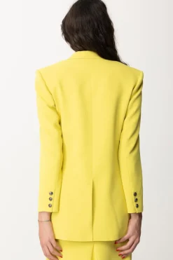 Elisabetta Franchi Giacca Doppiopetto con Revers a LanciaCEDRO