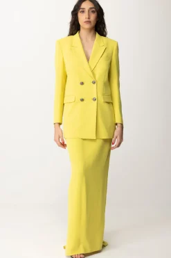 Elisabetta Franchi Giacca Doppiopetto con Revers a LanciaCEDRO