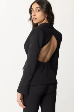 Elisabetta Franchi Giacca con Cut-out PosterioreNERO