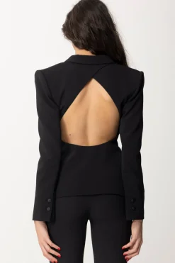 Elisabetta Franchi Giacca con Cut-out PosterioreNERO